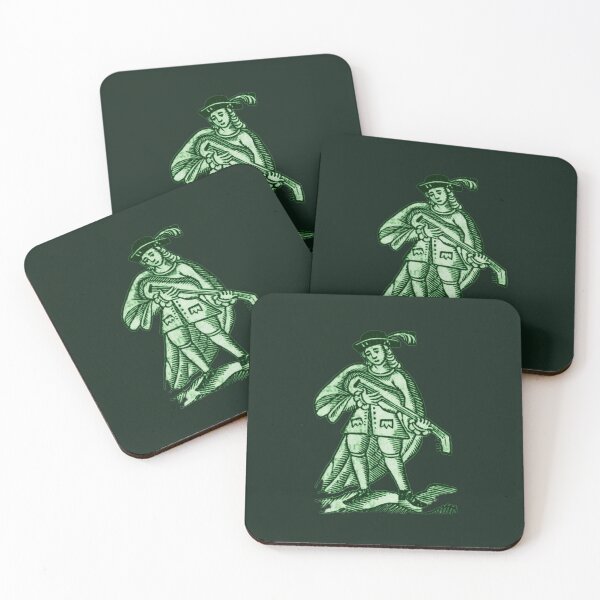 Item preview, Medieval Lute Player (green version) designed and sold by Dungeon-Shop.