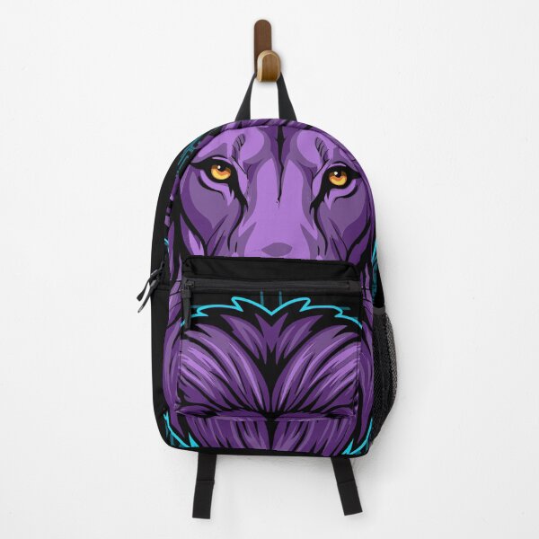 Item preview, Cyberpunk Lion Head Neon Purple Futuristic Sci-Fi King designed and sold by el.azraq.