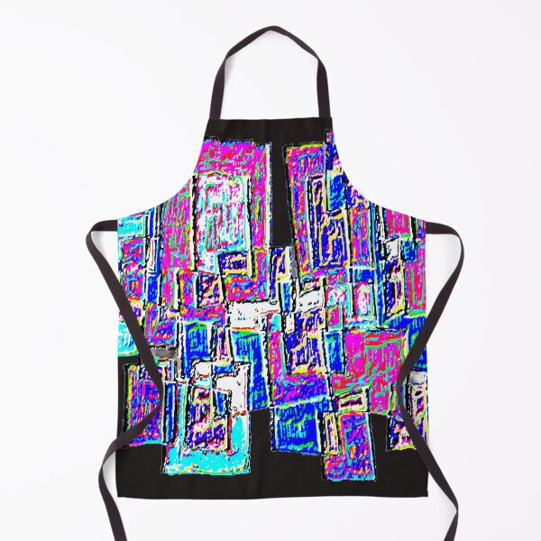 Item preview, cityscape cubism dark e7 colorful geometric abstract design designed and sold by SmashingDeals.