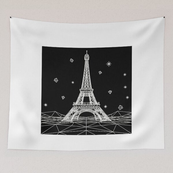 Item preview, Eiffel Tower Paris Fine Art Digital Painting  designed and sold by Panom Suavichien.