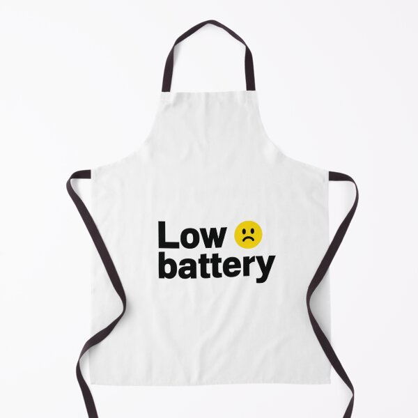 Item preview, Low Battery Sad Face | Funny Phone Warning Art Design designed and sold by StickerHavenn.