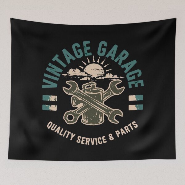 Item preview, Vintage Garage: Quality Service & Parts designed and sold by SignumShop.