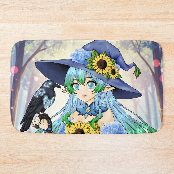 Item preview, The Jolly Witch of Sunflowers and Hydrangeas designed and sold by amathestria.