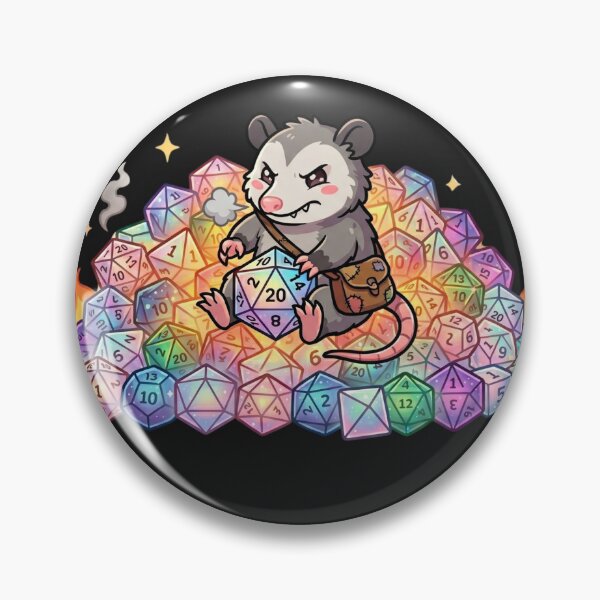 Item preview, Must Hoard The Shiny Math Rocks - Opossum Dice Goblin designed and sold by MVPtech.