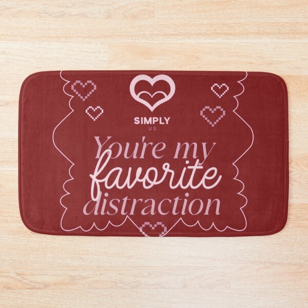 Item preview, You're My Favorite Distraction Romantic Quote designed and sold by TZAR WORKS.