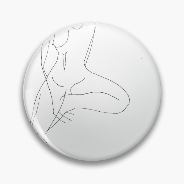 Item preview, Dancing Figure – Gestural Contour Line Art designed and sold by essentialink.