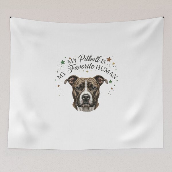 Item preview, My Pitbull is my Favorite Human  designed and sold by My Pitbull Place.