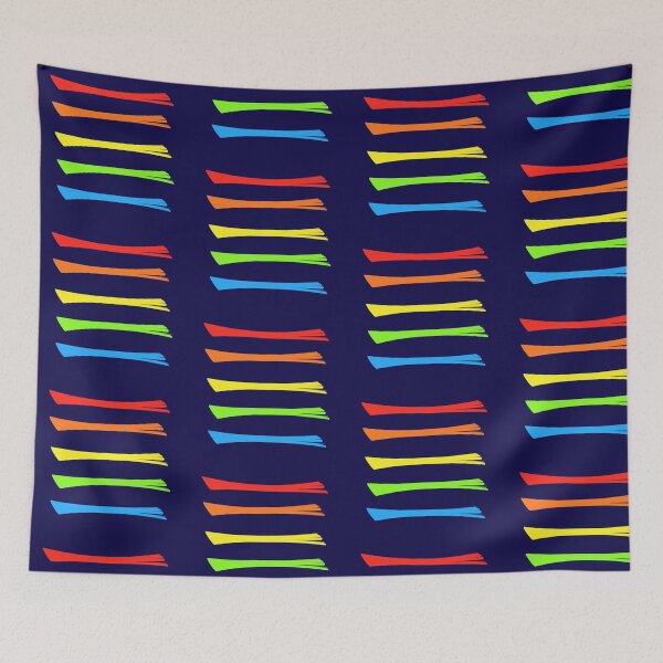 Item preview, Minimalist Colorful Speed Lines - Dynamic Motion Abstract Art designed and sold by SolutionsArt.
