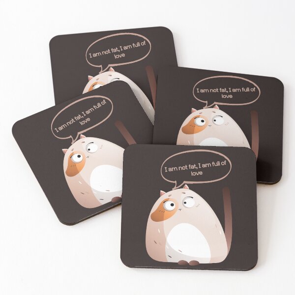 Item preview, I am not fat,I am full of love designed and sold by bozet.