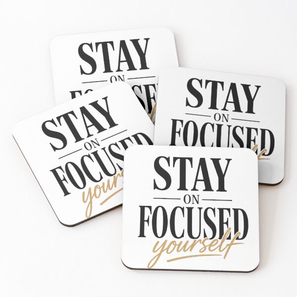 Item preview, Stay Focused On Yourself Bold Motivation Design designed and sold by Wolf Creator.