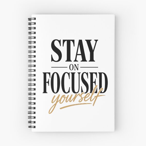 Item preview, Stay Focused On Yourself Bold Motivation Design designed and sold by Wolf Creator.
