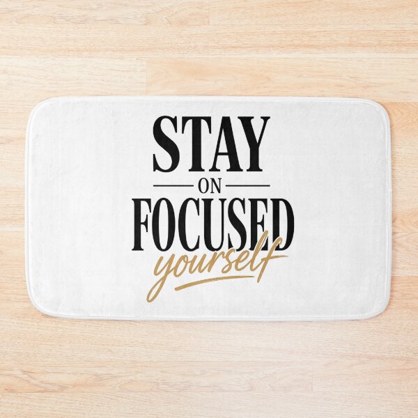 Item preview, Stay Focused On Yourself Bold Motivation Design designed and sold by Wolf Creator.