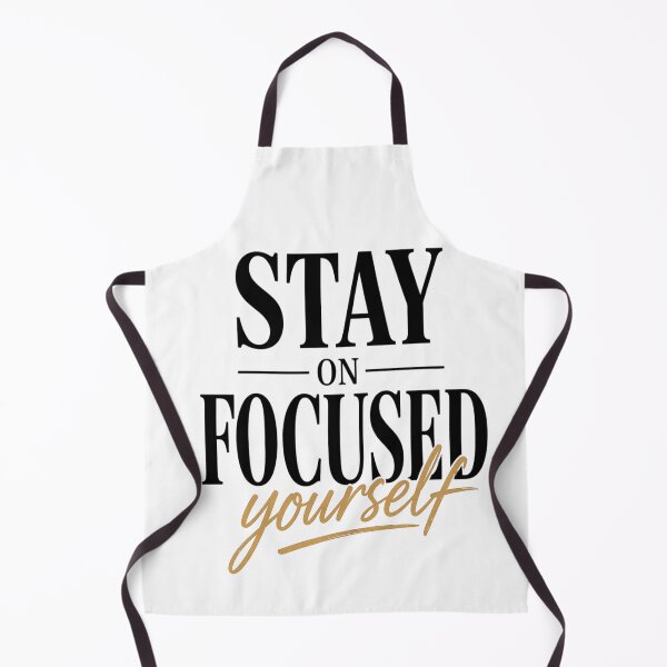 Item preview, Stay Focused On Yourself Bold Motivation Design designed and sold by Wolf Creator.
