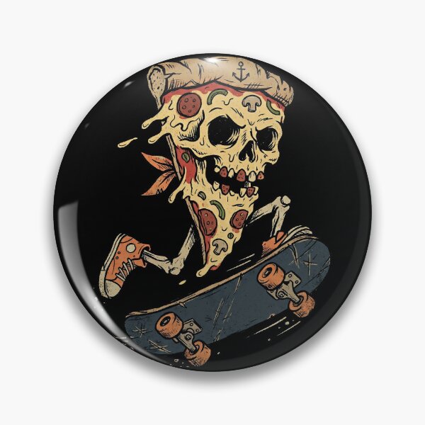 Item preview, Pizza Skull Skateboarding designed and sold by civomgon.