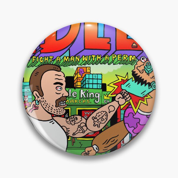 Item preview, IDLES Never Fight A Man With A Perm designed and sold by Iconic Graphics.