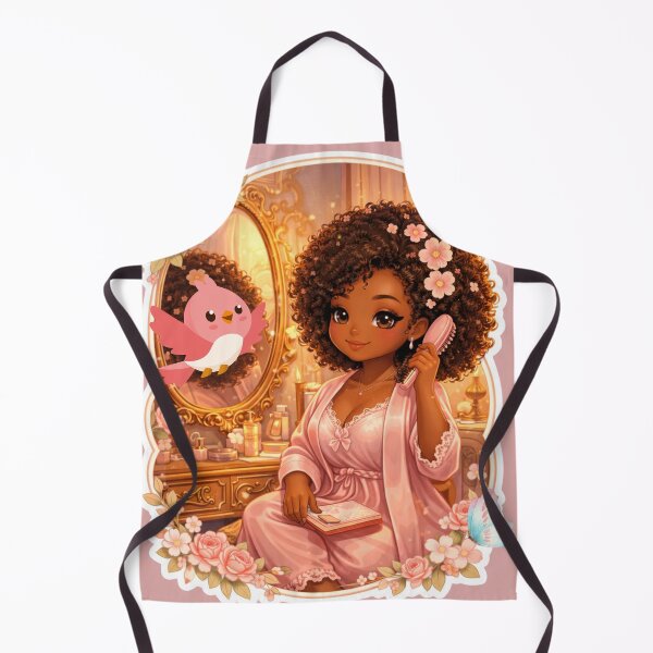 Item preview, Black Girl Cozy Aesthetic Art – Journaling Princess, Soft Life, Self Love, Writing Therapy Illustration designed and sold by PrincSaraStudio.