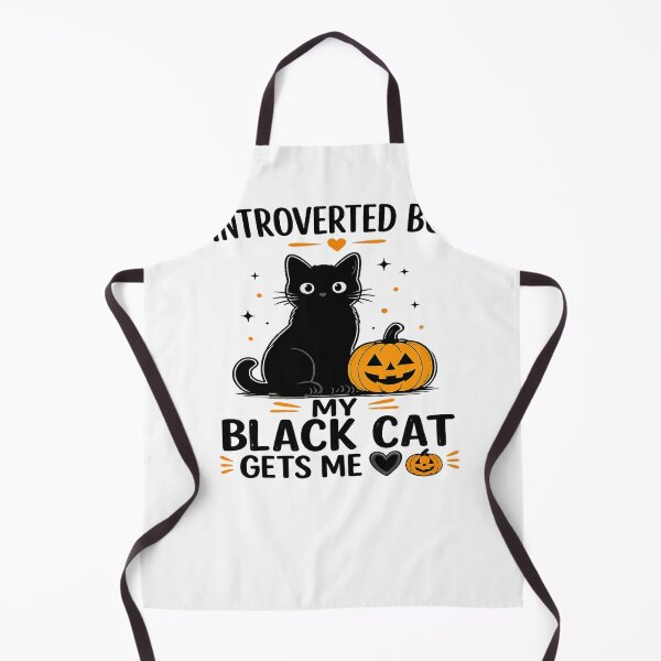Item preview, Introverted but my black cat gets me designed and sold by Teezdezign.