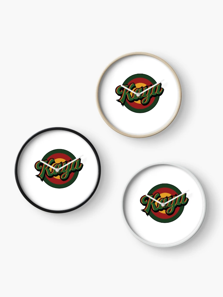 Thumbnail 3 of 4, Clock, KAYA RASTA designed and sold by EvulAtheng Designs.