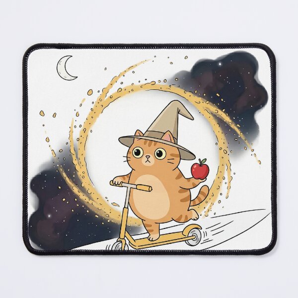 Item preview, Off to Actively Monitor Funny Cat Scooter Teacher Testing designed and sold by Mavesha.