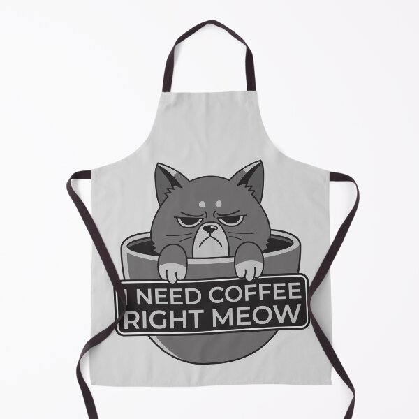 Item preview, I Need Coffee Right Meow Grumpy Cat designed and sold by Found Dream.