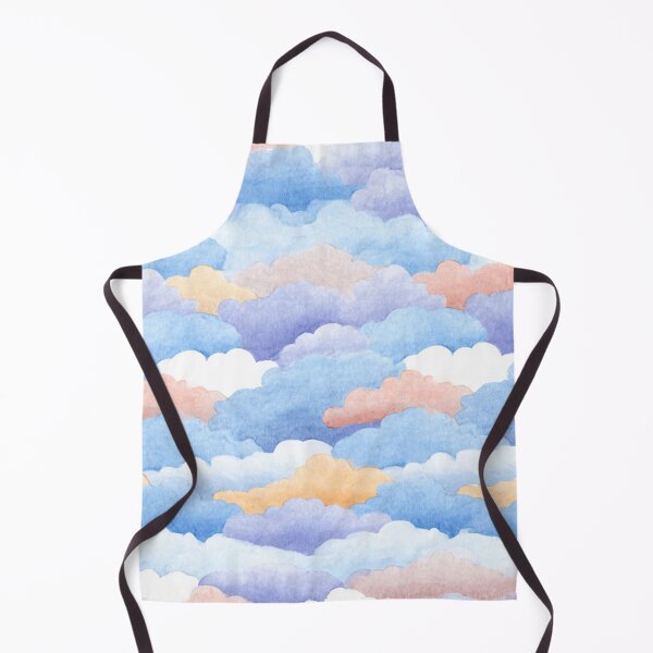 Item preview, Dreamy Watercolor Pastel Clouds Sky Pattern designed and sold by NicolasGlowArt.