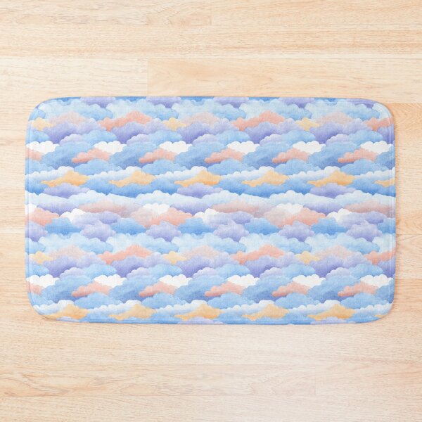 Item preview, Dreamy Watercolor Pastel Clouds Sky Pattern designed and sold by NicolasGlowArt.