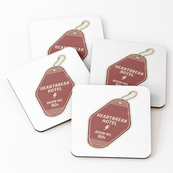 Item preview, Heartbreak Hotel Vintage Motel Key Tag designed and sold by RickyStick.