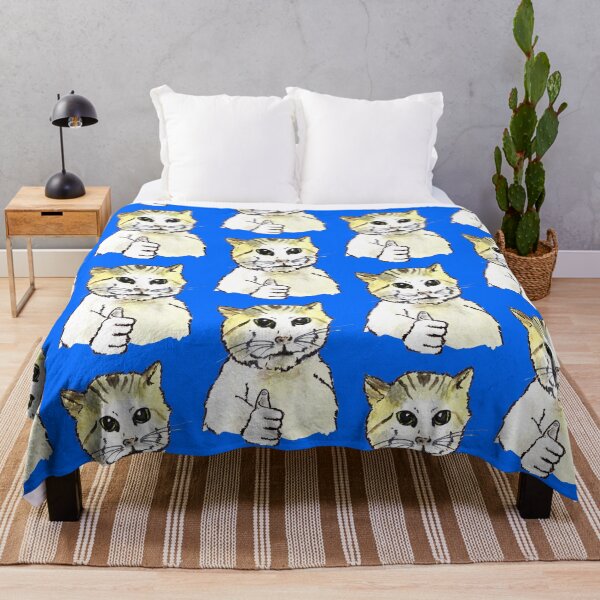 Item preview, Watercolor cat meme "let it be the last time" designed and sold by fmpanis98.