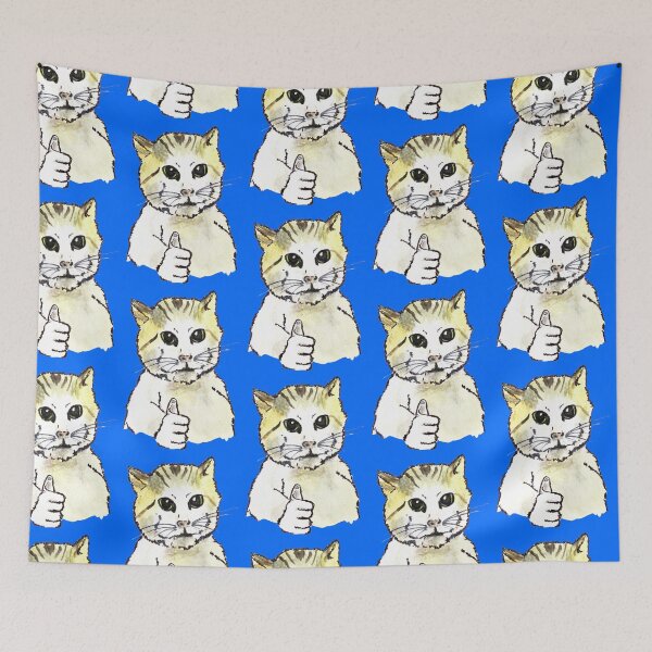 Item preview, Watercolor cat meme "let it be the last time" designed and sold by fmpanis98.