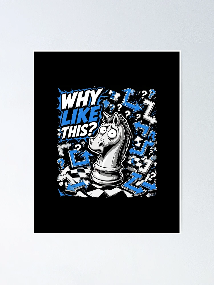 Thumbnail 1 of 3, Poster, Chess Problem designed and sold by JacobSpace.
