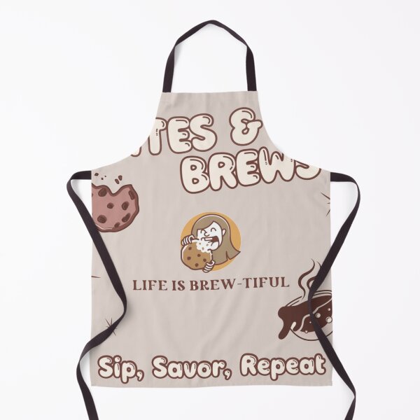 Item preview, Bites and Brews Retro Coffee Cookie Art designed and sold by TZAR WORKS.