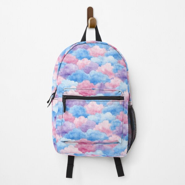 Item preview, Dreamy Pastel Watercolor Clouds Pattern designed and sold by NicolasGlowArt.