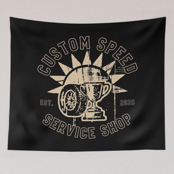 Item preview, Custom Speed Shop designed and sold by SignumShop.