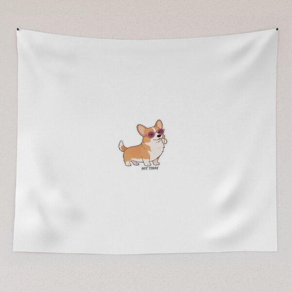 Item preview, Sassy Corgi With Pink Sunglasses Not Today 8 designed and sold by HealthyEnvy.