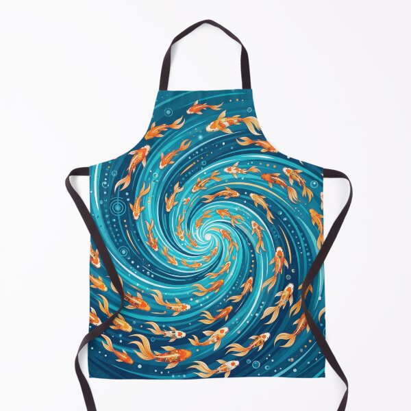 Item preview, Koi Fish Spiral Whirlpool Pattern designed and sold by Prachodayat Artworks.