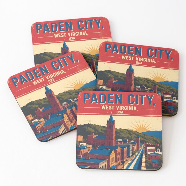 Item preview, Paden City West Virginia 1950s USA Vintage Travel Tourism designed and sold by TravelersGems.