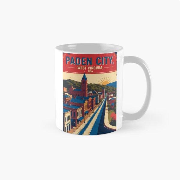 Item preview, Paden City West Virginia 1950s USA Vintage Travel Tourism designed and sold by TravelersGems.