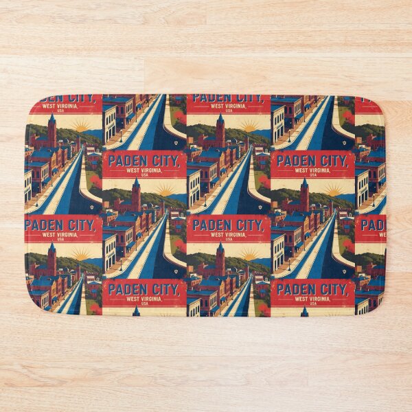 Item preview, Paden City West Virginia 1950s USA Vintage Travel Tourism designed and sold by TravelersGems.