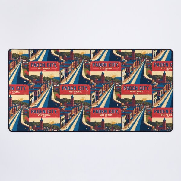 Item preview, Paden City West Virginia 1950s USA Vintage Travel Tourism designed and sold by TravelersGems.