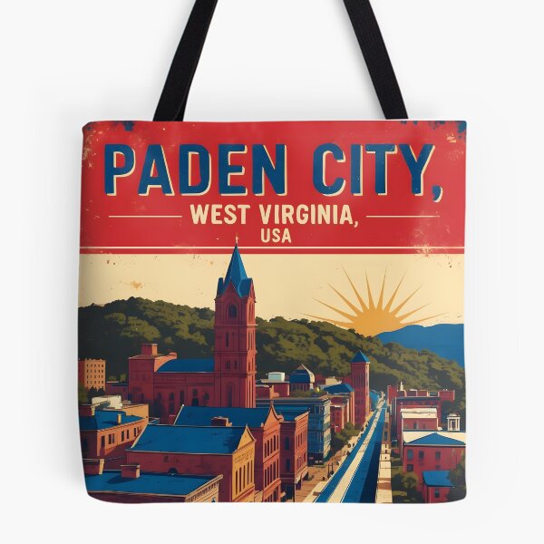Item preview, Paden City West Virginia 1950s USA Vintage Travel Tourism designed and sold by TravelersGems.