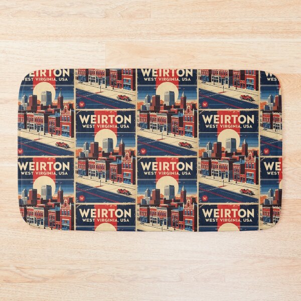 Item preview, Weirton West Virginia 1950s USA Vintage Travel Tourism designed and sold by TravelersGems.