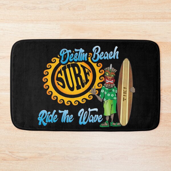 Item preview, Destin Beach Florida Fl Tiki Surfer vintage surfboard designed and sold by studioss76.