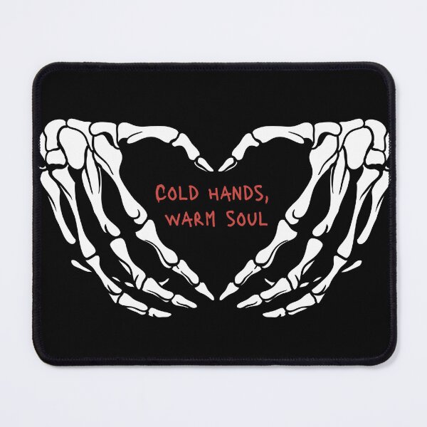 Item preview, Cold Hands Warm Soul Skeleton Heart Gothic Design designed and sold by Hannah-Yei.