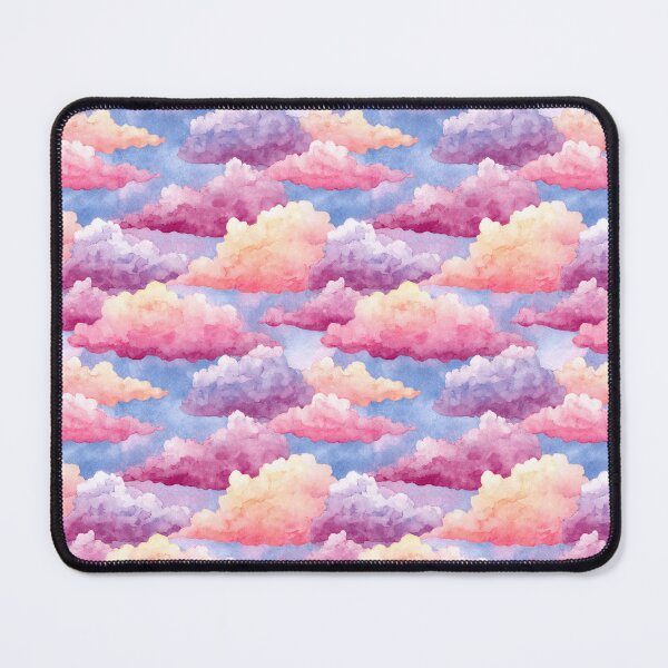 Item preview, Pastel Watercolor Clouds Aesthetic Sky Pattern designed and sold by NicolasGlowArt.