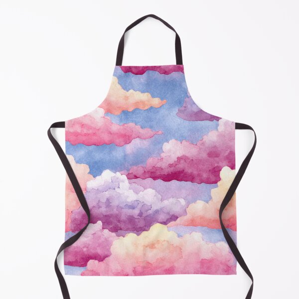 Item preview, Pastel Watercolor Clouds Aesthetic Sky Pattern designed and sold by NicolasGlowArt.