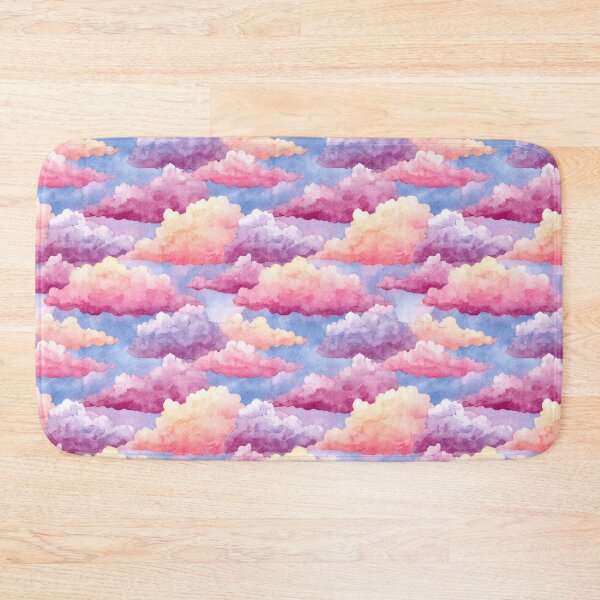 Item preview, Pastel Watercolor Clouds Aesthetic Sky Pattern designed and sold by NicolasGlowArt.