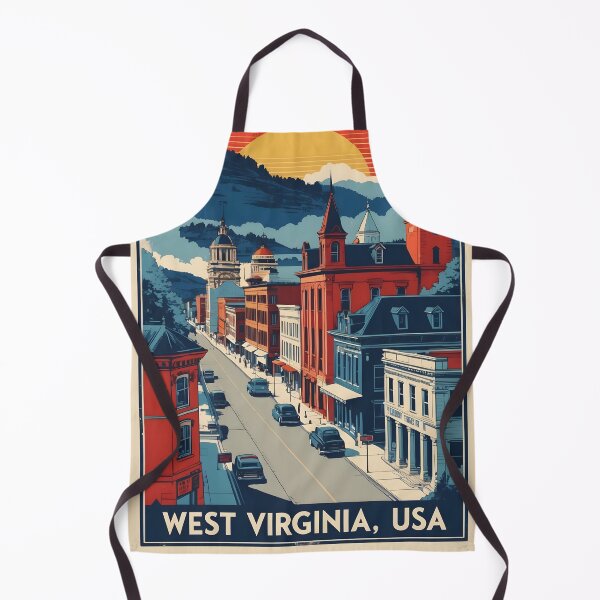 Item preview, Welch West Virginia 1950s USA Vintage Travel Tourism designed and sold by TravelersGems.