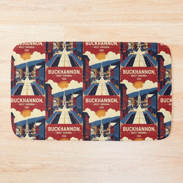 Item preview, Buckhannon West Virginia 1950s USA Vintage Travel Tourism designed and sold by TravelersGems.