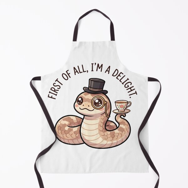 Item preview, First Of All I'm A Delight - Cute Top Hat Snake designed and sold by MVPtech.