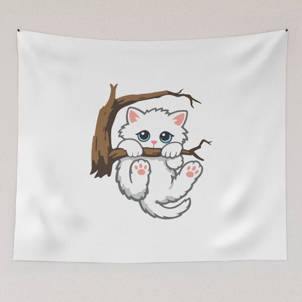 Item preview, Cute White Cat Indie Pop Opalite Era Inspired Aesthetic Design designed and sold by creatingmouseshop.